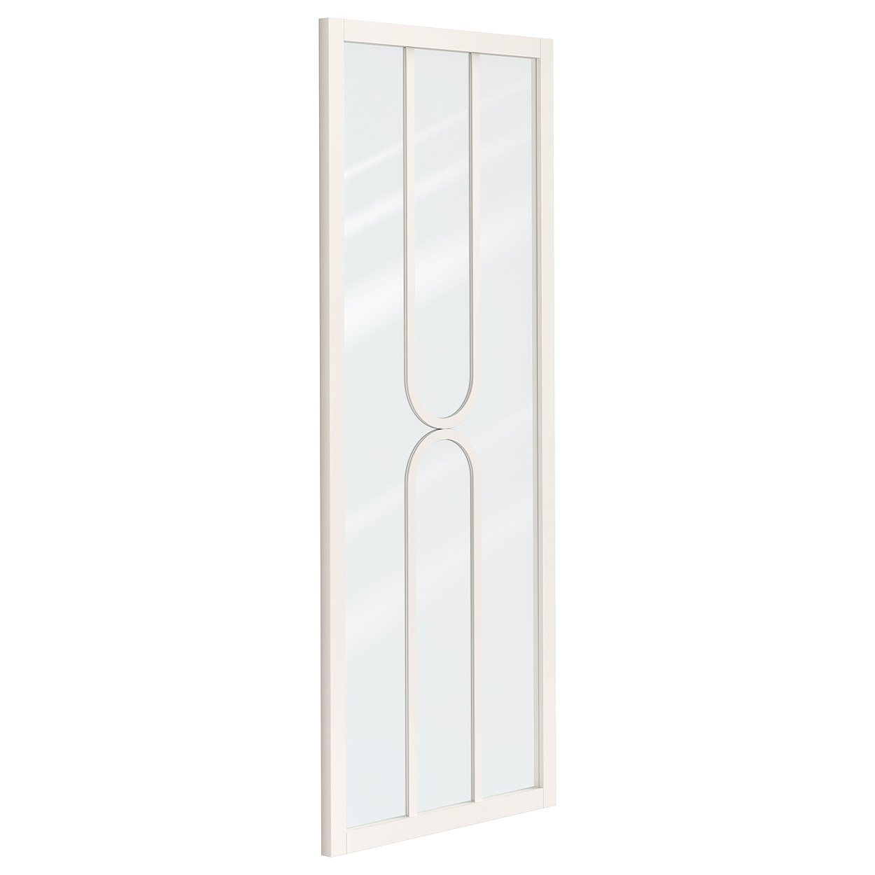 Binnendeur Skantrae SSL 14620 Blank Glas Wit Gelakt